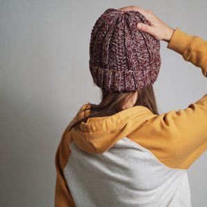 Time and Tru Snow Hat - Red